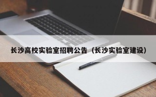 长沙高校实验室招聘公告（长沙实验室建设）