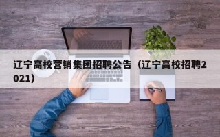 辽宁高校营销集团招聘公告（辽宁高校招聘2021）