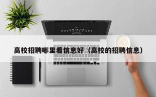高校招聘哪里看信息好（高校的招聘信息）