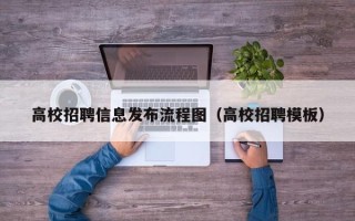 高校招聘信息发布流程图（高校招聘模板）