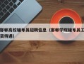 邯郸高校辅导员招聘信息（邯郸学院辅导员工资待遇）