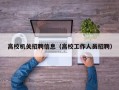 高校机关招聘信息（高校工作人员招聘）