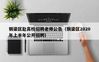 铜梁区赴高校招聘老师公告（铜梁区2020年上半年公开招聘）