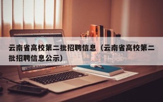 云南省高校第二批招聘信息（云南省高校第二批招聘信息公示）