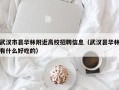 武汉市昙华林附近高校招聘信息（武汉昙华林有什么好吃的）